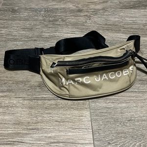 Gently Used Marc Jacobs woven Belt Bag Fanny Pack Khaki